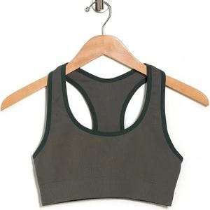 Z by Zella Women's Green Urban Seamless Sports Bra Size Small NWT